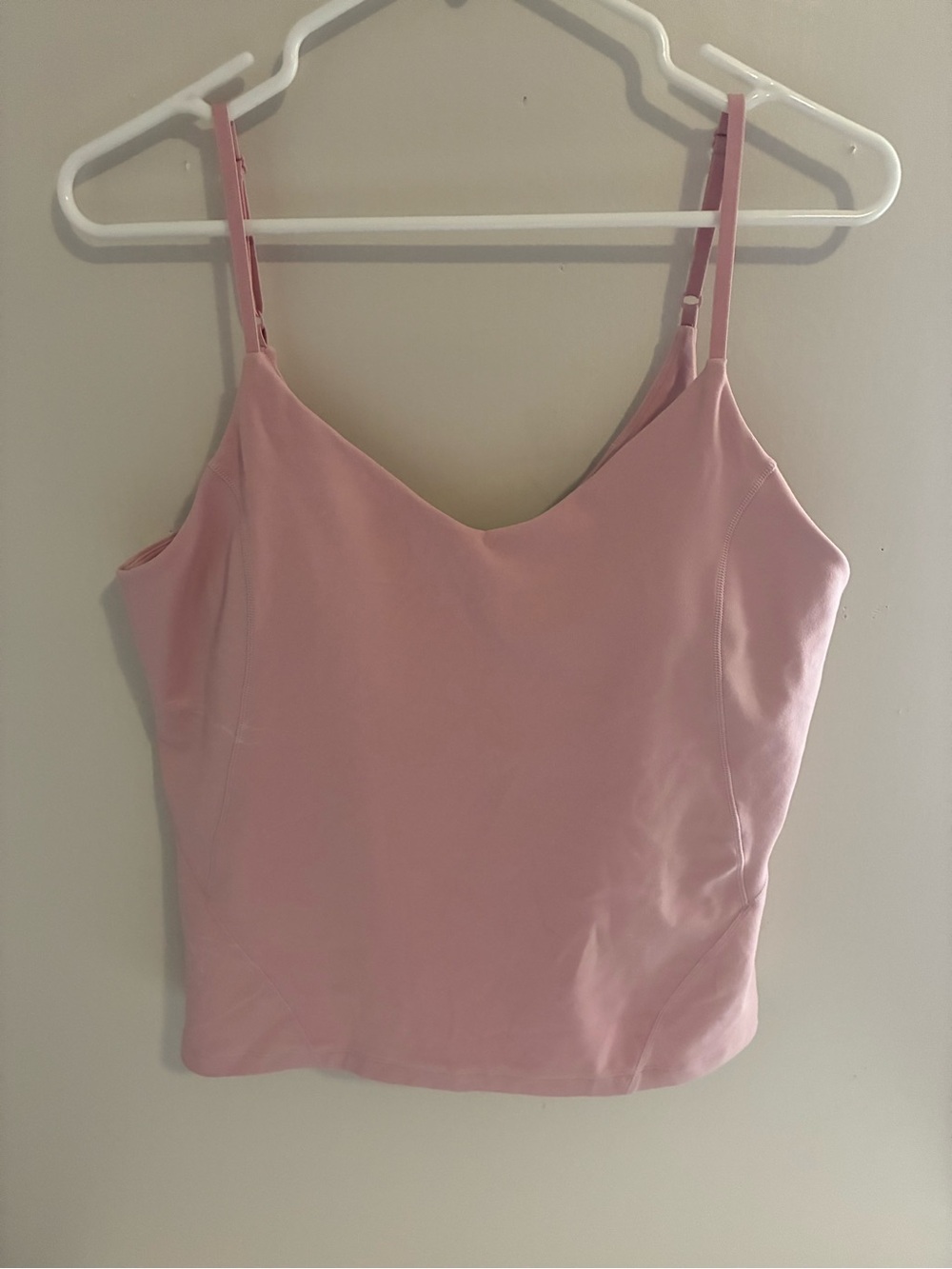Lululemon Cropped Cami Tank Rose SZ 12
